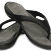Crocs Pehmeä Pohja Mukava Flip-Flops Unisex Musta Harmaa 10024-05M