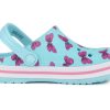 Crocs (PS) 4 Printing Outdoor Flat Heel Beach Sports Siniset sandaalit 206178-4O9