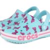 Crocs (PS) 4 Printing Outdoor Flat Heel Beach Sports Siniset sandaalit 206178-4O9