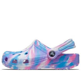 Crocs (PS) Classic marmoroitu puukengät ”Blue Purple Pink” 207464-102