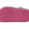 Crocs (PS) Crocband Bold Logo Outdoor Flat Heel Minimalistiset Urheilu Vaaleanpunaiset Sandaalit 206022-65Y