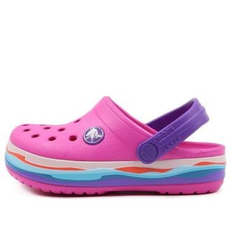 Crocs (PS) Crocband Wavy Band Pieni Crocs Casual Pink Purple Sandaalit ”Pink Purple” 205697-6L0 Crocs (PS) Crocband Wavy Band Pieni Crocs Casual Pink Purple Sandaalit ”Pink Purple” 205697-6L0