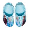 Crocs (PS) Frozen Printing Outdoor Flat Heel Sports Siniset sandaalit 207078-4O9