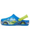 Crocs (PS) Funny Pattern Flat Heel Sports Siniset sandaalit 207074-4JL Crocs (PS) Funny Pattern Flat Heel Sports Siniset sandaalit 207074-4JL