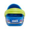 Crocs (PS) Funny Pattern Flat Heel Sports Siniset sandaalit 207074-4JL Crocs (PS) Funny Pattern Flat Heel Sports Siniset sandaalit 207074-4JL