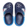 Crocs (PS) Funny Shark Pattern Outdoor Flat Heel Sports Deep Blue Sandaalit 207070-410