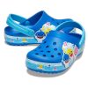 Crocs (PS) Funny Shark Small Crocs Outdoor Flat Heel Beach Sports Siniset sandaalit 206704-4JL