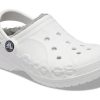 Crocs (PS) klassinen Baya vuorattu puukenkä ”White Grey” 207500-11H