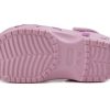 Crocs (PS) Klassinen puukengät Perhoskuvio ulkona tasakorkoinen urheiluvaaleanpunaiset sandaalit 206414-6GD