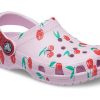 Crocs (PS) Klassinen puukenkä Hedelmäpainatus Tyylikkäät Urheilu Vaaleanpunaiset Sandaalit 207150-6GD