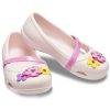 Crocs (PS) Lina Charm Flat Flowers Vaaleanpunaiset sandaalit 205529-6PI Crocs (PS) Lina Charm Flat Flowers Vaaleanpunaiset sandaalit 205529-6PI