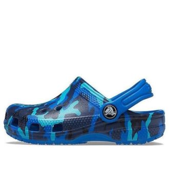 Crocs (PS) naamiointitulostus Beach Blue Sandaalit 205813-4JL Crocs (PS) naamiointitulostus Beach Blue Sandaalit 205813-4JL