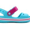 Crocs (PS) Pienet Crocs Beach jääsiniset sandaalit 12856-4FV Crocs (PS) Pienet Crocs Beach jääsiniset sandaalit 12856-4FV