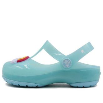 Crocs (PS) Pienet Crocs Outdoor Flat Heel Sports jääsiniset Sandaalit 205534-4O9