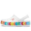 Crocs Rainbow Outdoor Beach Sports Big Boysin valkoiset sandaalit 207007-100