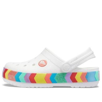 Crocs Rainbow Outdoor Beach Sports Big Boysin valkoiset sandaalit 207007-100