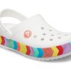 Crocs Rainbow Outdoor Beach Sports Big Boysin valkoiset sandaalit 207007-100