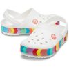 Crocs Rainbow Outdoor Beach Sports Big Boysin valkoiset sandaalit 207007-100