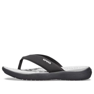 Crocs Reviva Flip-Flops valkoinen musta 205715-060 Crocs Reviva Flip-Flops valkoinen musta 205715-060