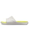 Crocs Reviva leveä hihna, pyöreä varvassuu, ”keltainen valkoinen” 205546-1CC