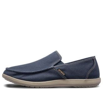Crocs Santa Cruz liukumaton, hengittävä Athleisure vapaa-ajan urheilukenkä syvänsininen 202972-4BM