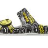 Crocs SmileyWorld x klassinen sandaali ”Black White” 207207-94S