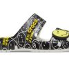Crocs SmileyWorld x klassinen sandaali ”Black White” 207207-94S
