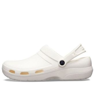 Crocs Specialist II Clog 2 litteät valkoiset sandaalit 205619-100
