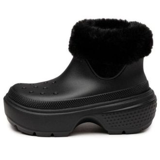 Crocs Stomp vuorattu saappaat ”musta” 208718-001