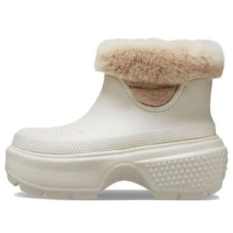 Crocs Stomp vuoratut saappaat ”Stucco” 208718-160