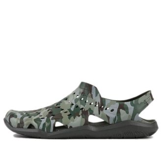 Crocs Swiftwater Camo Wave Sandaalit ”Green Brown” 206010-97G Crocs Swiftwater Camo Wave Sandaalit ”Green Brown” 206010-97G