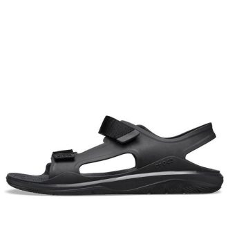 Crocs Swiftwater Light Cozy Sports Mustat sandaalit 206526-060 Crocs Swiftwater Light Cozy Sports Mustat sandaalit 206526-060