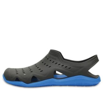Crocs Swiftwater Wave -puukengät ”Black Blue” 203963-08U Crocs Swiftwater Wave -puukengät ”Black Blue” 203963-08U