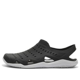Crocs Swiftwater Wave Sandaalit ”Wave Black Pearl White” 203963-069 Crocs Swiftwater Wave Sandaalit ”Wave Black Pearl White” 203963-069