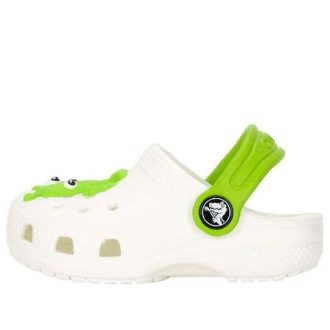 Crocs (TD) Crocs Classic Glow Alien Clog ”White Green” 208653-90H Crocs (TD) Crocs Classic Glow Alien Clog ”White Green” 208653-90H
