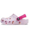 Crocs (TD) Crocs Classic Graphic Print -puukengät ”Pink” 207321-6GD