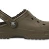 Crocs Winter vuoratut puukengät ”Walnut Espresso” 203766-23J