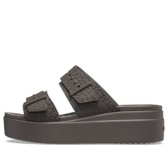 Crocs (WMNS) 2 Straps Brooklyn ”Brown” 208667-206