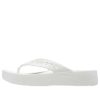 Crocs (WMNS) Baya Platform Flip-Flops ”White” 208395-100