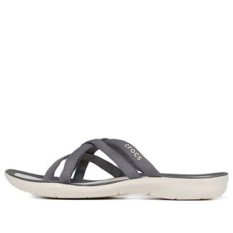 Crocs (WMNS) Skyline Slides ”Vanilla Black” 208182-1LG Crocs (WMNS) Skyline Slides ”Vanilla Black” 208182-1LG