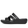 Crocs (WMNS) Boca Strappy Wedge Sandaalit ”Musta” 207434-001