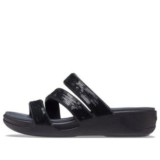 Crocs (WMNS) Boca Strappy Wedge Sandaalit ”Musta” 207645-001 Crocs (WMNS) Boca Strappy Wedge Sandaalit ”Musta” 207645-001
