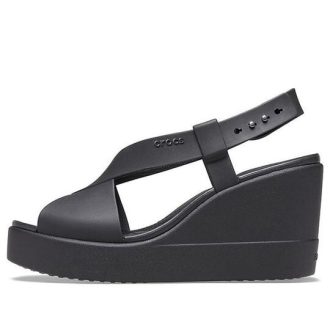 Crocs (WMNS) Brooklyn Cozy Non-Slip Sports Mustat sandaalit 206222-060 Crocs (WMNS) Brooklyn Cozy Non-Slip Sports Mustat sandaalit 206222-060