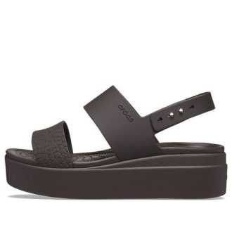 Crocs (WMNS) Brooklyn Croco Low Espresso Sandaali ”Brown” 208585-206 Crocs (WMNS) Brooklyn Croco Low Espresso Sandaali ”Brown” 208585-206
