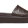 Crocs (WMNS) Brooklyn Croco Shine Slide Sandaalit ”Espresso” 209253-206