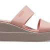 Crocs (WMNS) Brooklyn kevyet vaaleanpunaiset sandaalit 206219-6RL