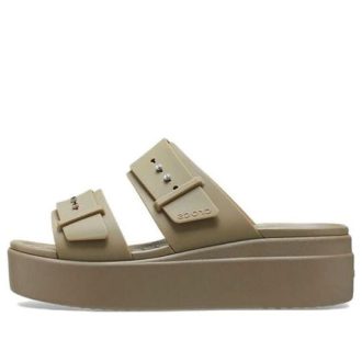 Crocs (WMNS) Brooklyn Low Sandals ”Khaki” 207431 Crocs (WMNS) Brooklyn Low Sandals ”Khaki” 207431