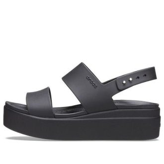 Crocs (WMNS) Brooklyn Thick Sole vapaa-ajan mustat sandaalit 206453-060 Crocs (WMNS) Brooklyn Thick Sole vapaa-ajan mustat sandaalit 206453-060