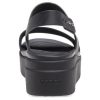 Crocs (WMNS) Brooklyn Thick Sole vapaa-ajan mustat sandaalit 206453-060