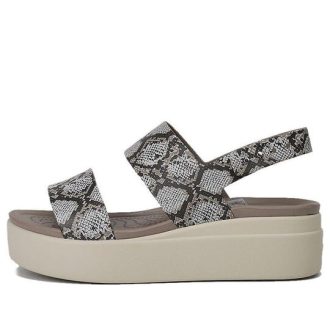 Crocs (WMNS) Brooklyn Thick Sole vapaa-ajan sandaalit harmaa 206453-93T Crocs (WMNS) Brooklyn Thick Sole vapaa-ajan sandaalit harmaa 206453-93T